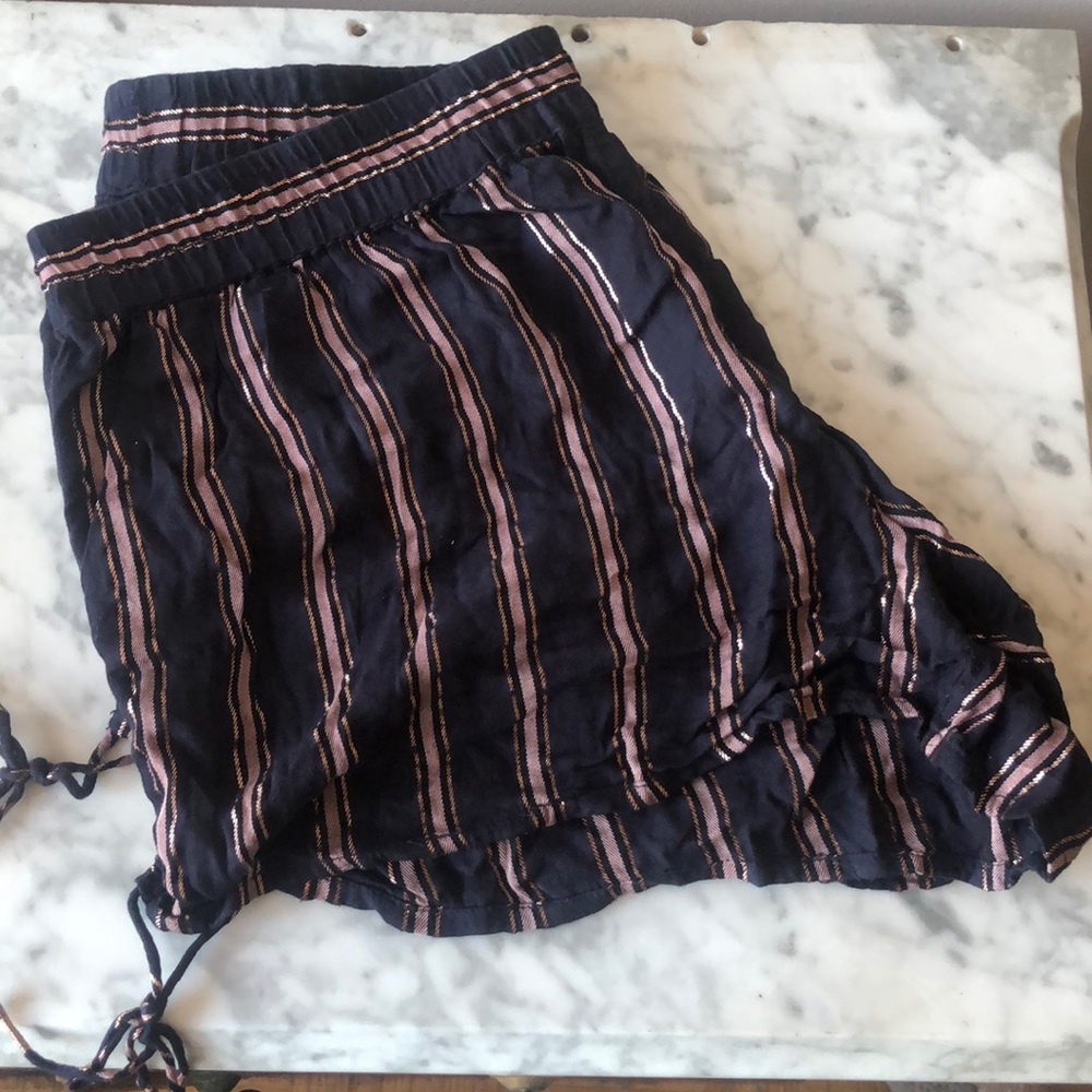 Striped soft shorts Anthropologie